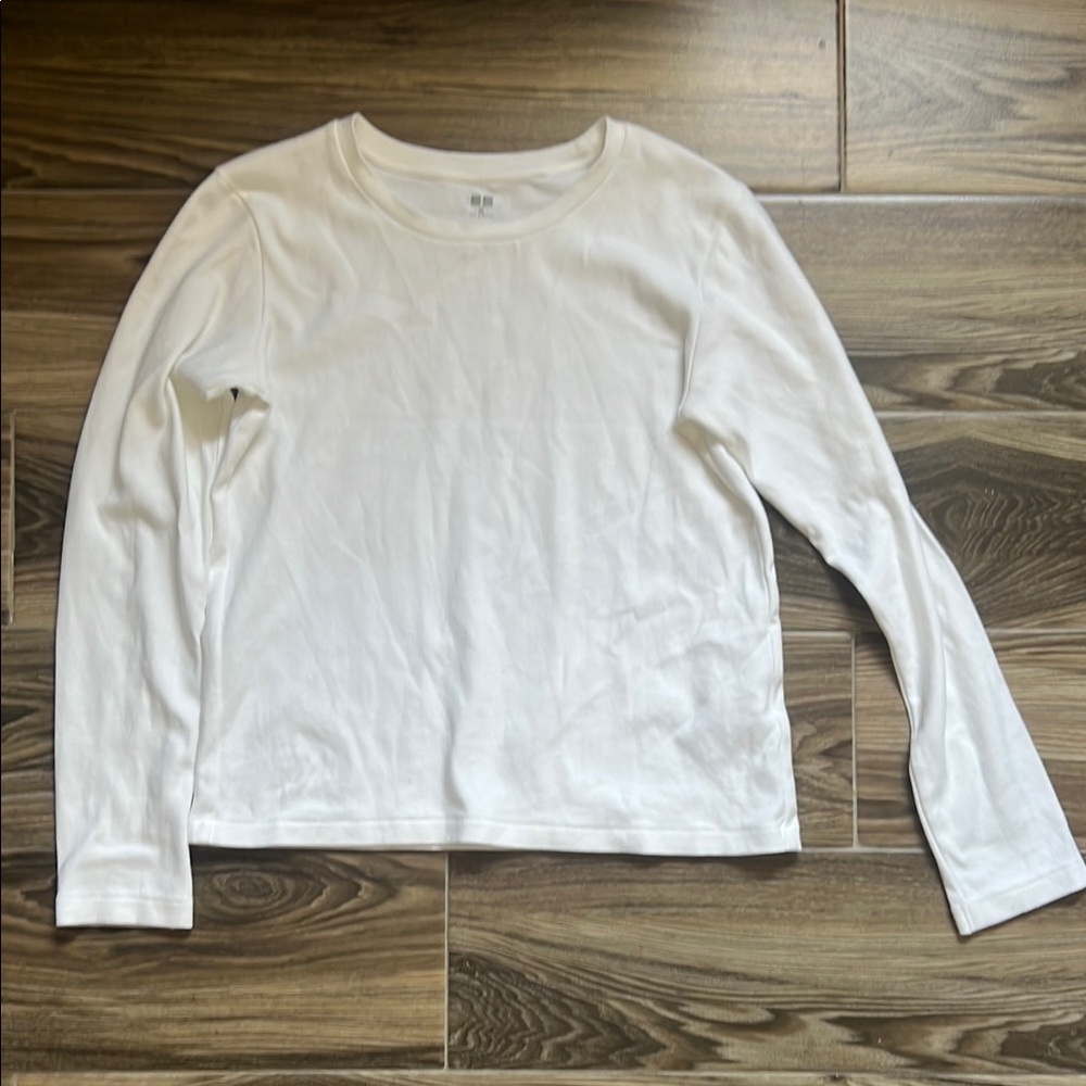 Uniqlo Off-White Crew Neck Tee